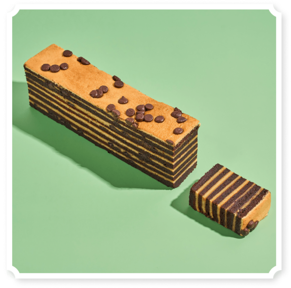 chocolate & chips layer cake